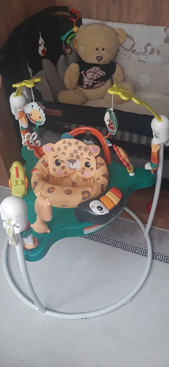 Renkli Kamuflaj Desenli Bebek Yürüteci - Görsel 2