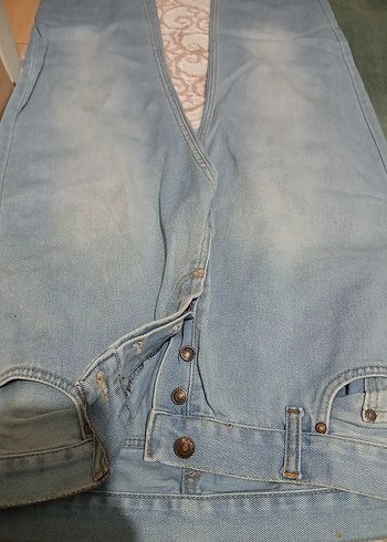 Erkek Çok Renkli Kemerli Denim Pantolon - Görsel 5