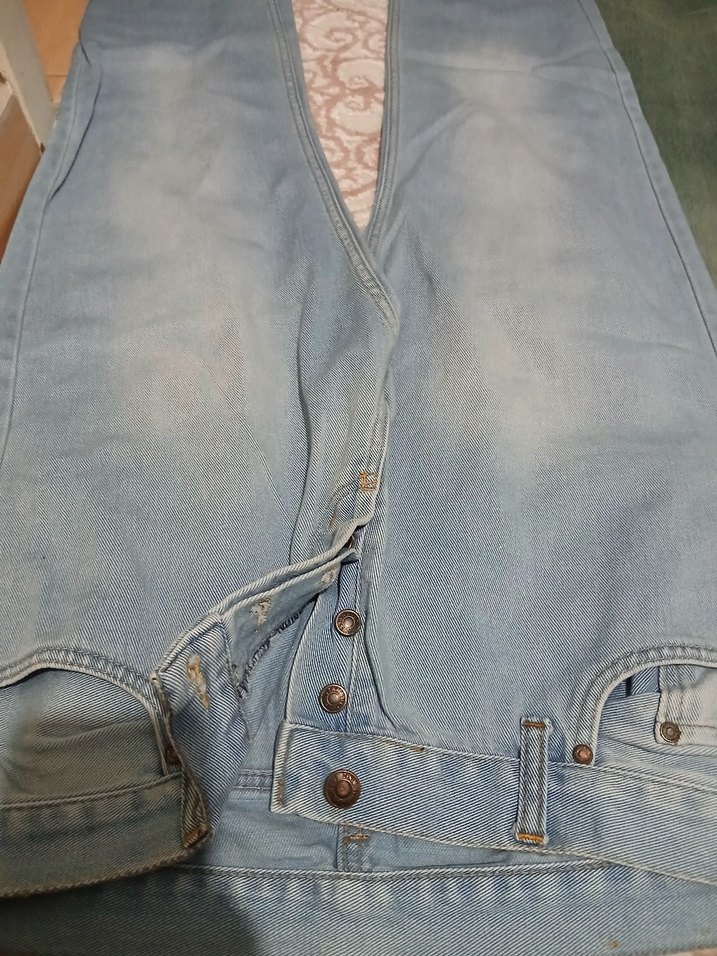 Erkek Çok Renkli Kemerli Denim Pantolon - Görsel 5