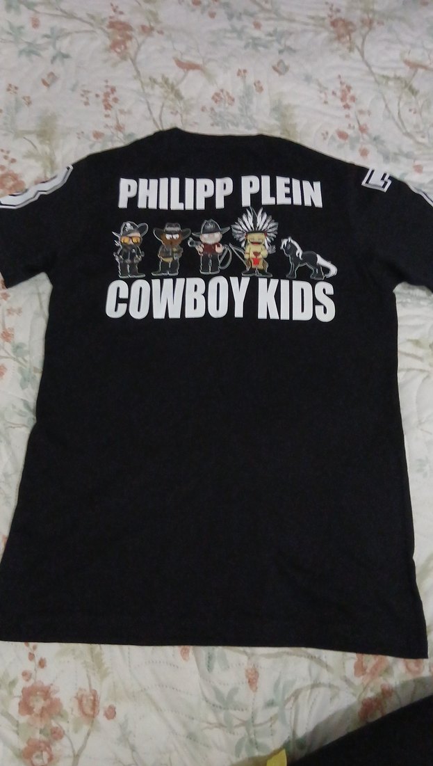 Erkek Siyah Biker Baskılı Kısa Kollu Tişört - Görsel 2