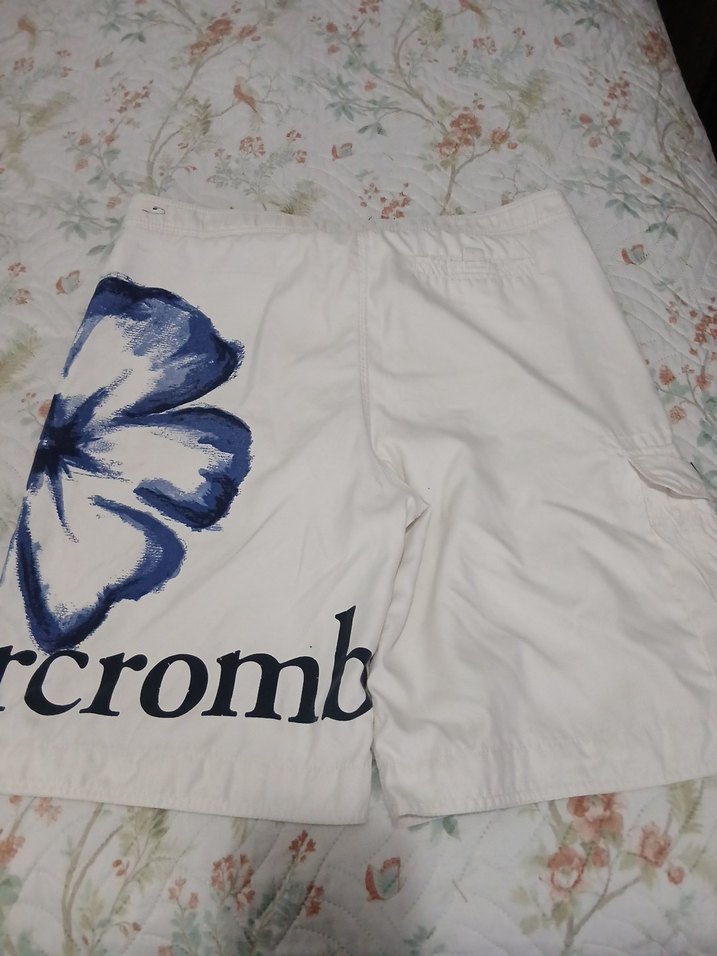 Erkek Beyaz Bağcıklı Pamuk Şort - Görsel 2