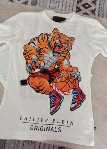 Beyaz Baskılı Erkek Tişört - Görsel 3