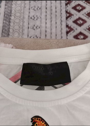 Beyaz Baskılı Erkek Tişört - Görsel 4