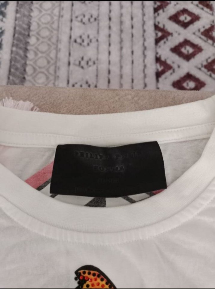 Beyaz Baskılı Erkek Tişört - Görsel 4