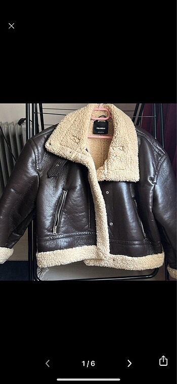 Pullbear yünlü mont