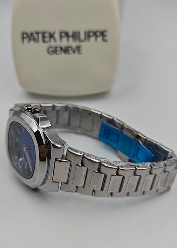  Beden mavi Renk Patek Philippe Klasik Erkek Saati Mavi Kadran