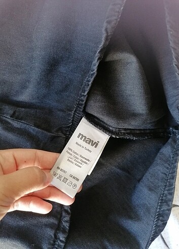 s Beden siyah Renk Mavi siyah jeans gömlek