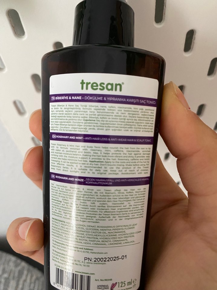 Tresan Biberiye & Nane Saç ve Saç Derisi Toniği - Görsel 2