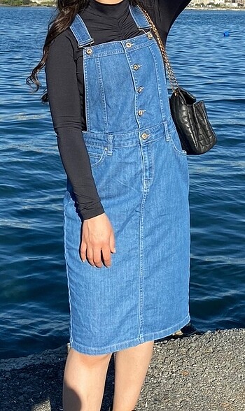 Jean salopet - Görsel 3