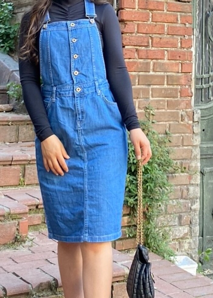 Jean salopet - Görsel 2