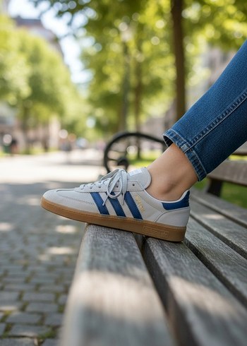 Günlük Mavi gri Kadın Spor Ayakkabı - Görsel 2