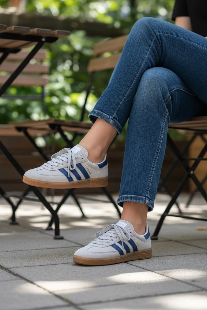 Günlük Mavi gri Kadın Spor Ayakkabı - Görsel 3