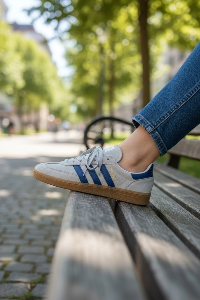 Günlük Mavi gri Kadın Spor Ayakkabı - Görsel 2