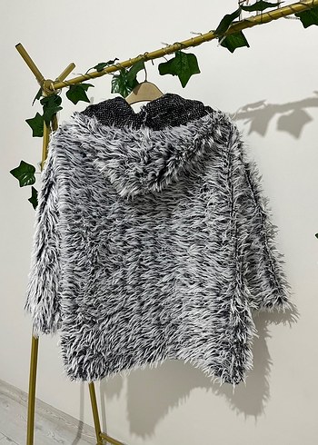 Peluş kürk mont - Görsel 4