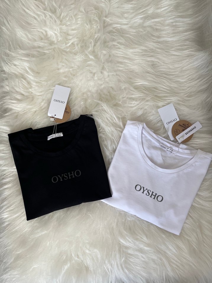 OYSHO Siyah Tişört XL - Görsel 4