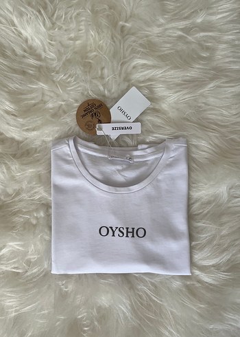 Oysho Beyaz Kısa Kollu Tişört XS - Görsel 4