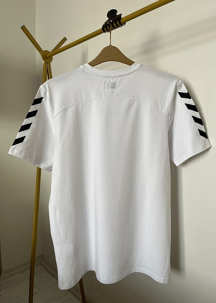 Hummel beyaz erkek tişört M - Görsel 4