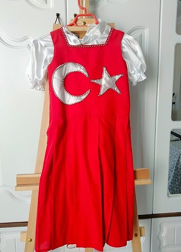 Türk Bayraklı Çocuk Elbisesi 