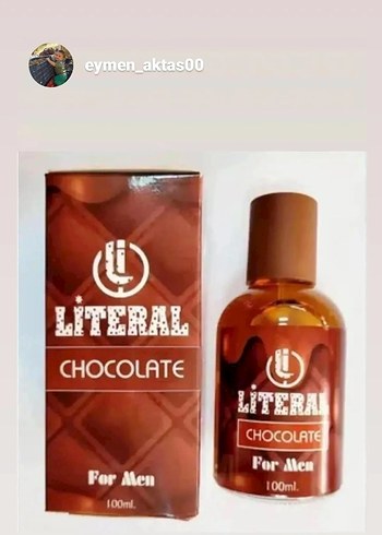 Literal Chocolate Erkek Parfümü 100ml