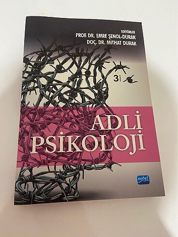 Adli Psikoloji (nobel yayınevi)