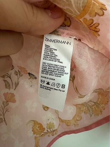 m Beden çeşitli Renk Zimmermann bluz