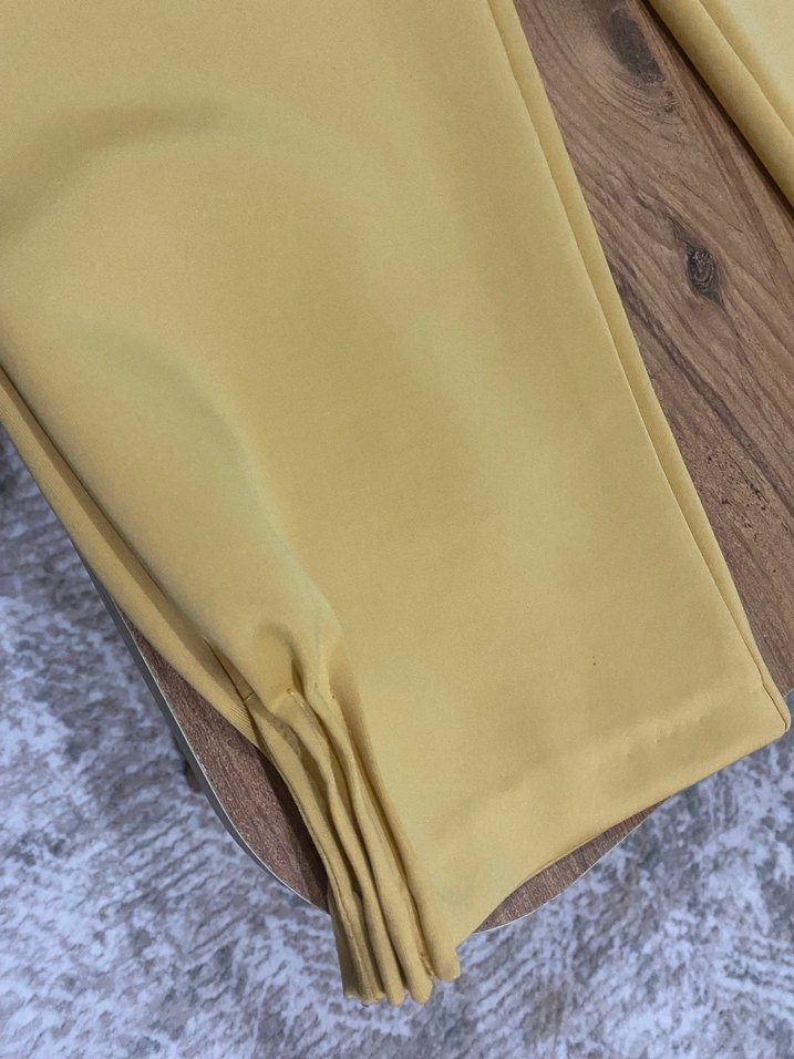 Parlak Bej Modern tunik ikili takım - Görsel 5