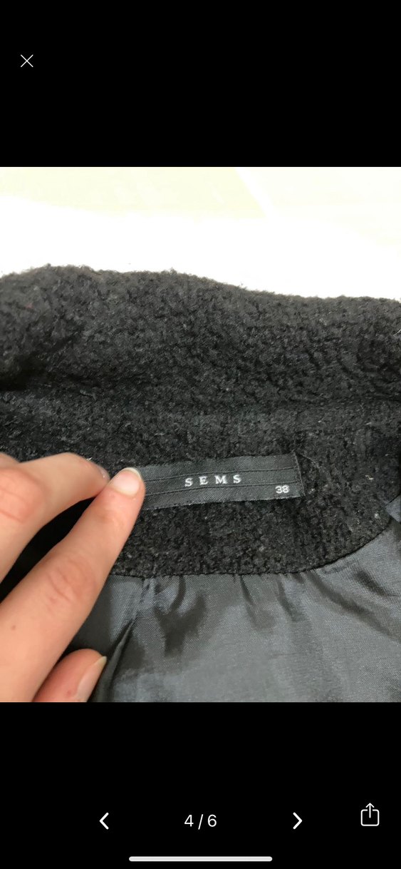 Siyah Kürk Detaylı Kadın Kışlık Ceket - Görsel 2