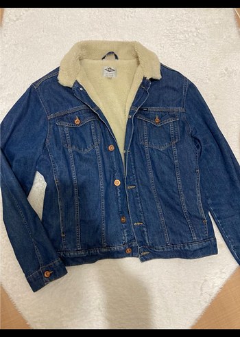 Düğmeli Mavi Denim Erkek Ceket - Görsel 2