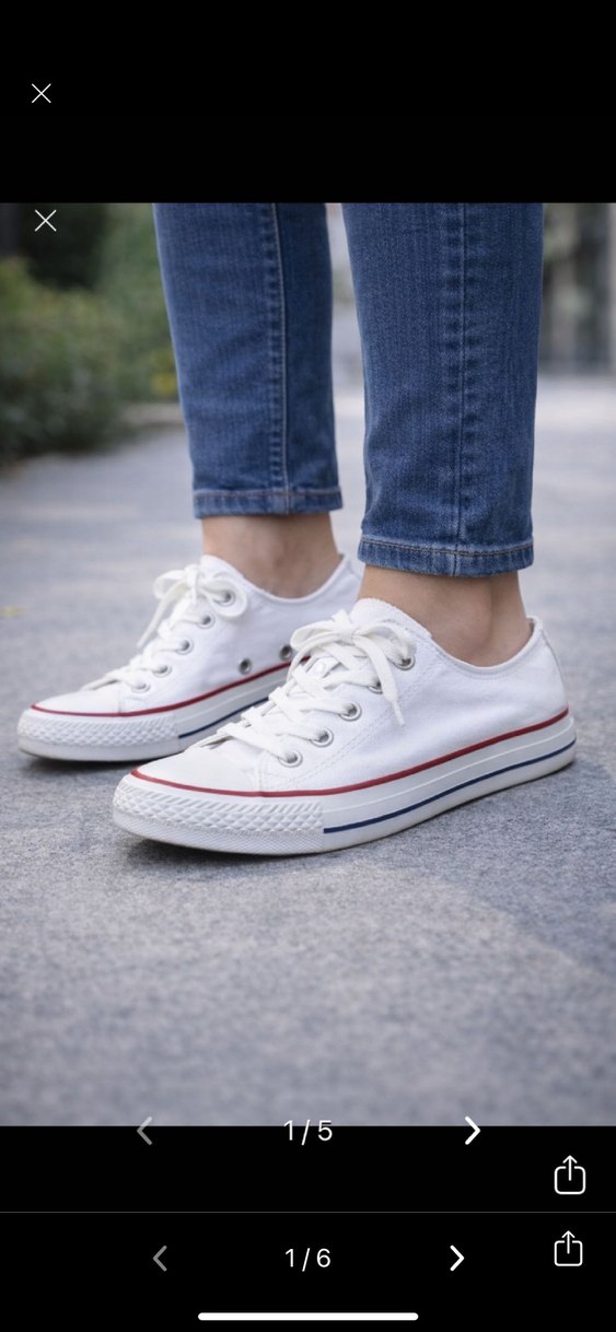 Kadın erkek Beyaz Minimalist Sneakers - Görsel 5