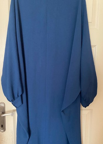 Mavi Uzun Salaş Kadın Elbise - Görsel 2