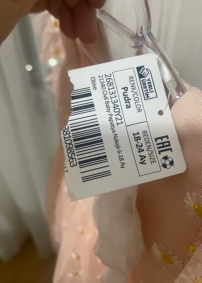 Kız bebek elbise - Görsel 4