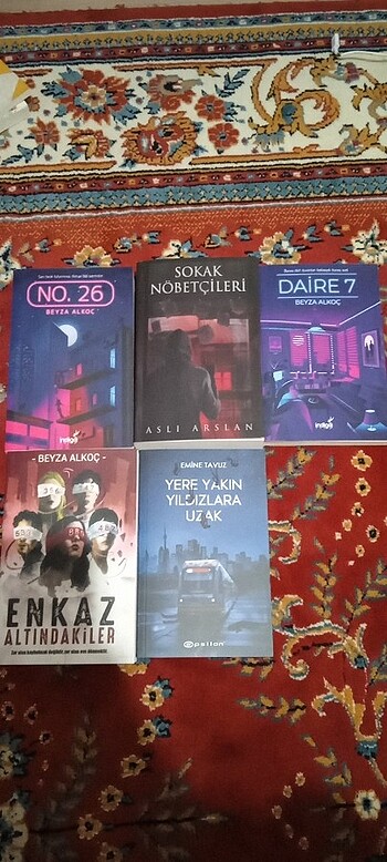 5 kitap gönderilecek 