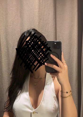 Zara beyaz kot sırtı açık üst