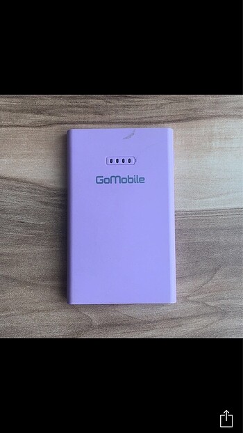 Taşınabilir şarj aleti powerbank