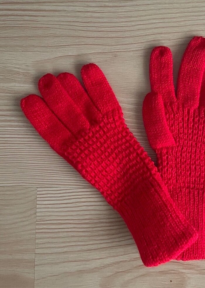Çocuk triko eldiven - Görsel 2