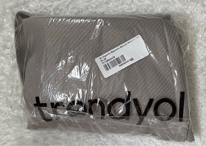 Gri cigarette bağlamalı dokuma pantolon - Görsel 11