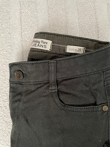 xs Beden haki Renk Koton haki ispanyol paça pantolon