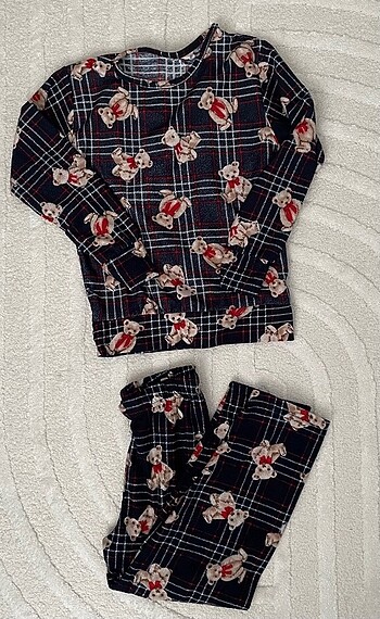 Diğer Kız çocuk ayıcıklı pijama takımı