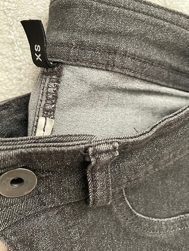 xs Beden gri Renk Calzedonia jean pantolon