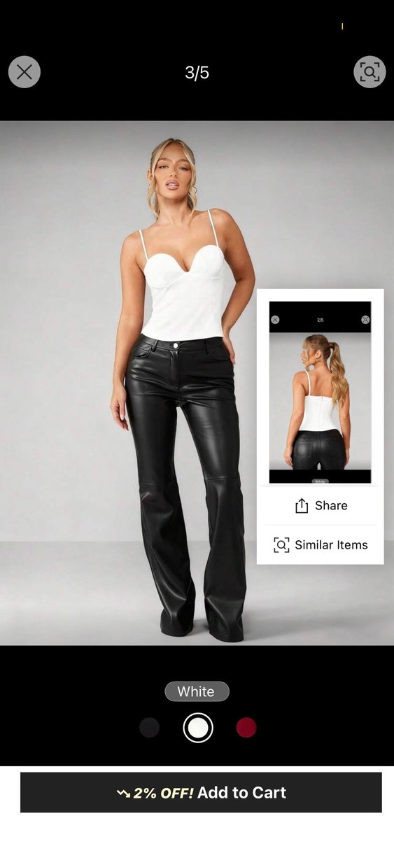 Düğmeli Beyaz Straplez Bustiyer - Görsel 3