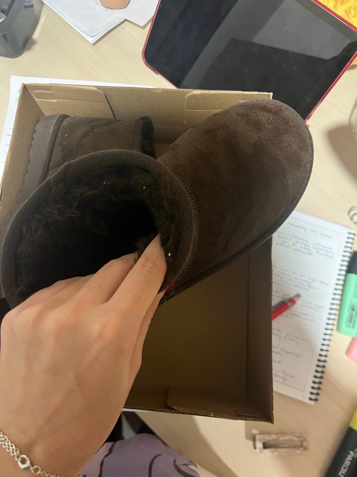 Kahverengi Süet Kadın Bot - Görsel 2