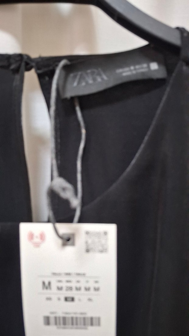 Siyah Deri Fırfırlı Uzun Kollu Bluz - Görsel 4