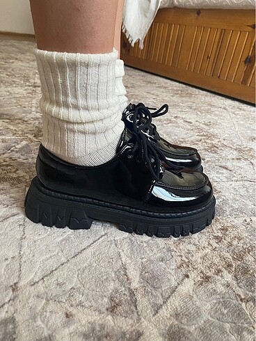 35 Beden vintage loafer ayakkabı