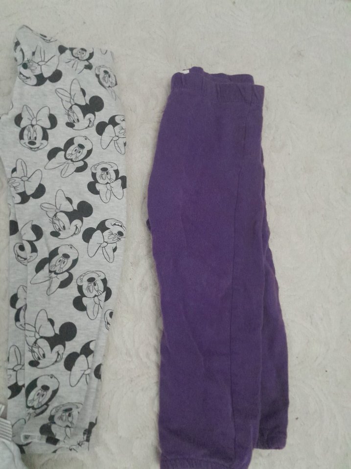 Kız Çocuk Triko Gri Tayt - Görsel 4