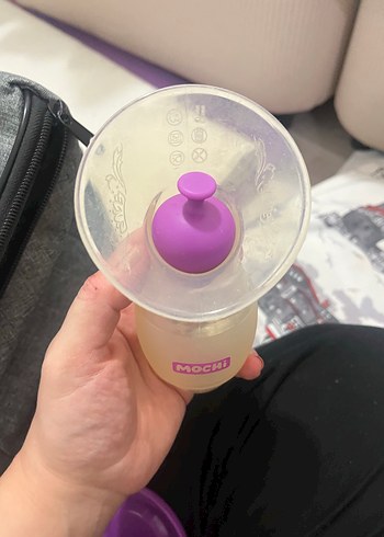 Beden Renk Pastel Mor Mochi Göğüs Pompası