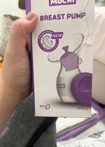 Pastel Mor Mochi Göğüs Pompası