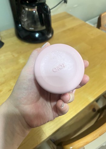 OiOi Pastel Pembe Bölmeli Çocuk Tabak Seti