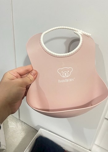 Pastel Pembe BabyBjörn Bebek Önlüğü - Görsel 3