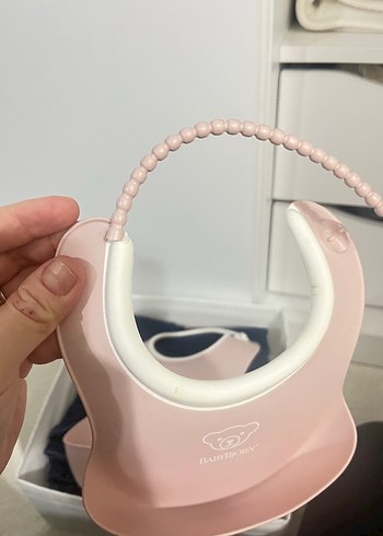 Pastel Pembe BabyBjörn Bebek Önlüğü - Görsel 7