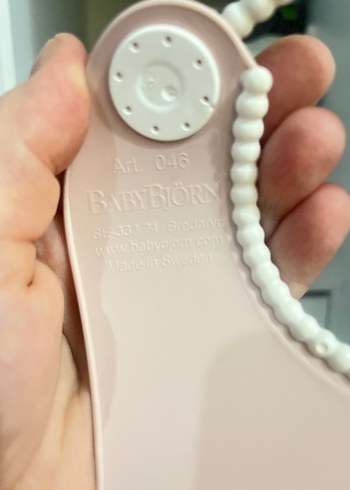 Pastel Pembe BabyBjörn Bebek Önlüğü - Görsel 4